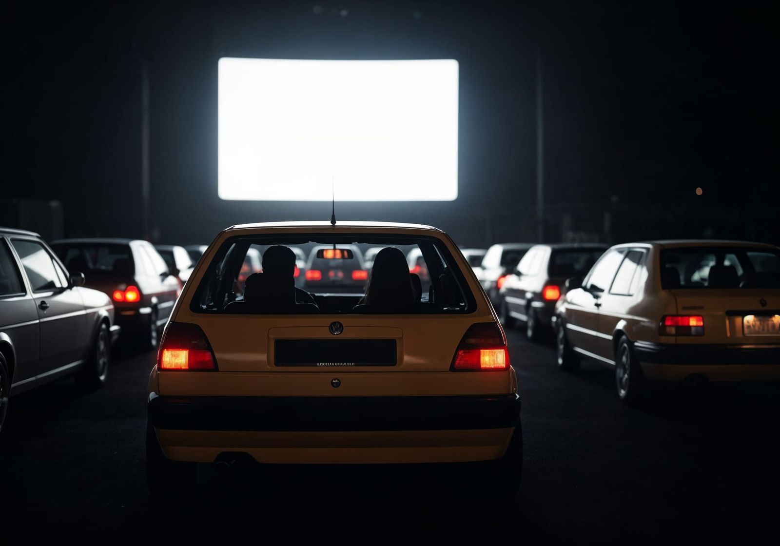 Romantic Night at the Drive-In Theater