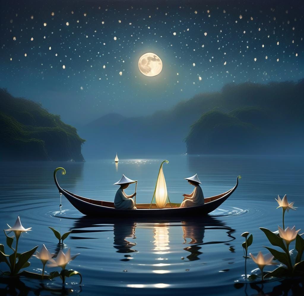 Dreamy Jugglenaut Rides a Dewdrop at Dawn