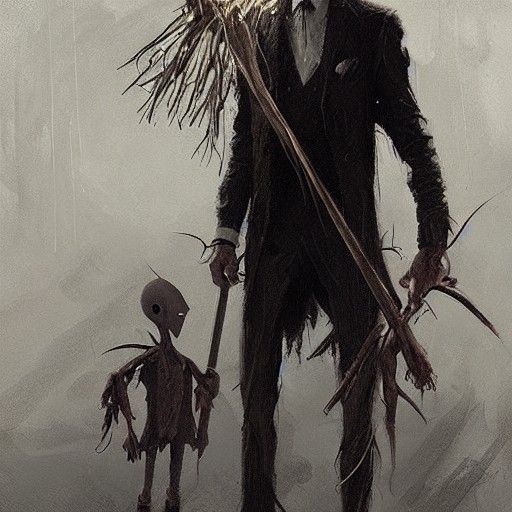 Sinister Fiddlesticks in Gothic Horror Style