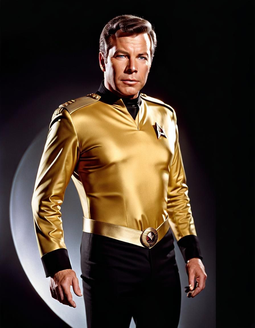 William Shatner as Captain James T Kirk