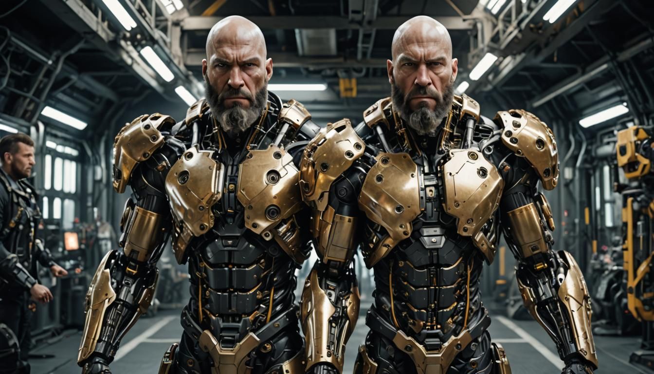 Cybernetic Borg King with Golden Ratio Beard