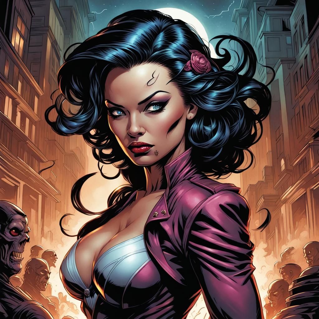 Madam Mayhem Comic Book Art