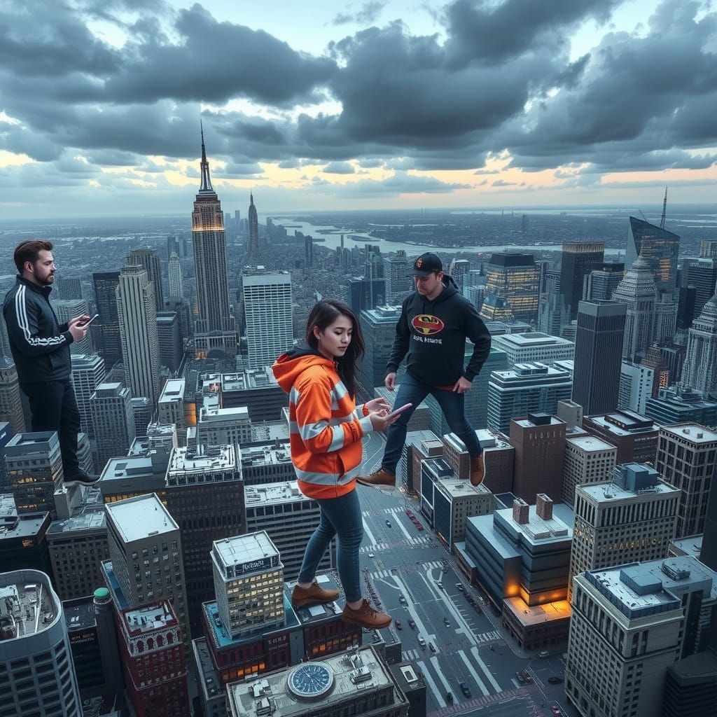 AI Generates Abstract Image of Control and Influence