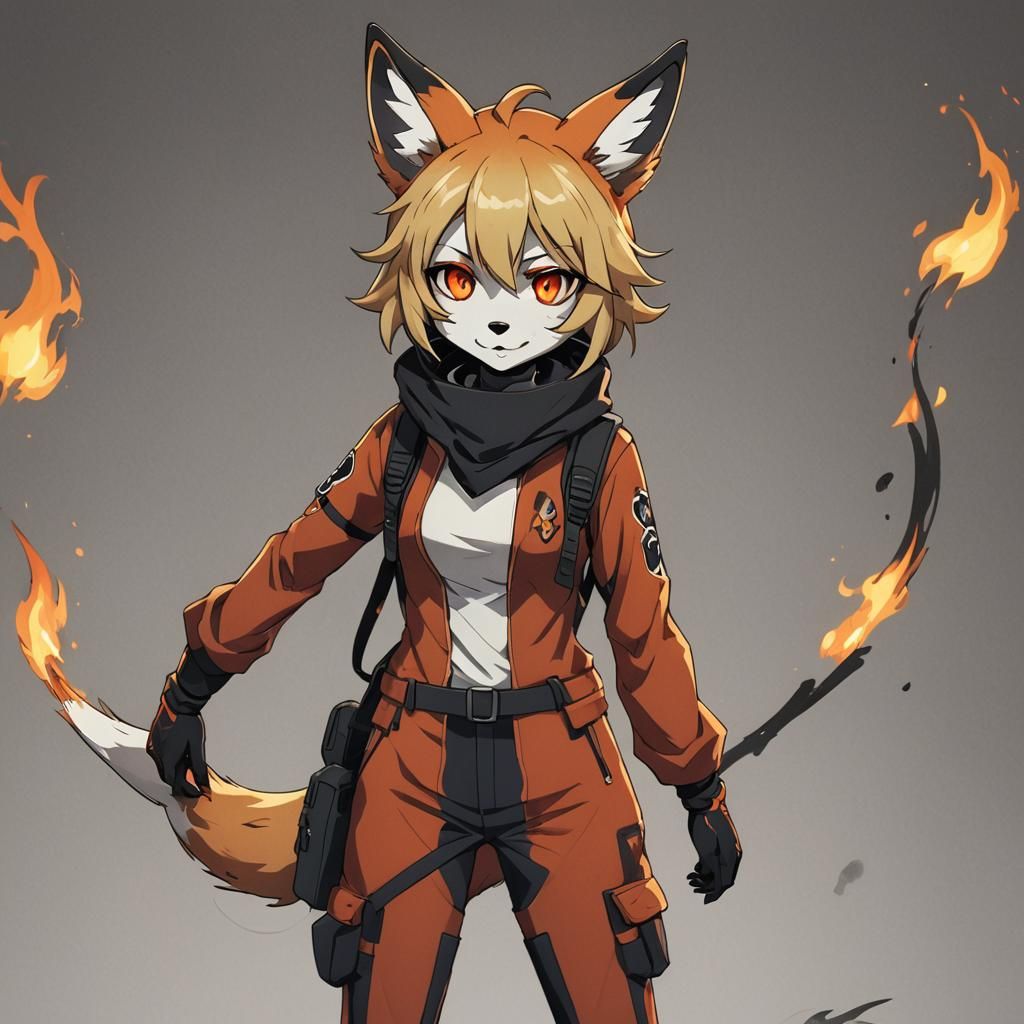 Fiery Anime Fox Girl: Pyro Possession