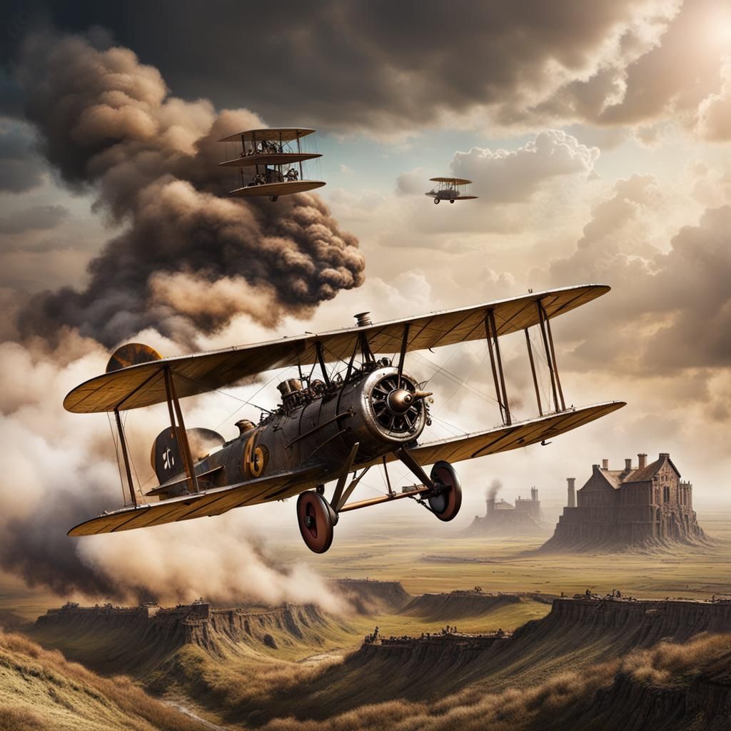 WW1 Airforce, steampunk style