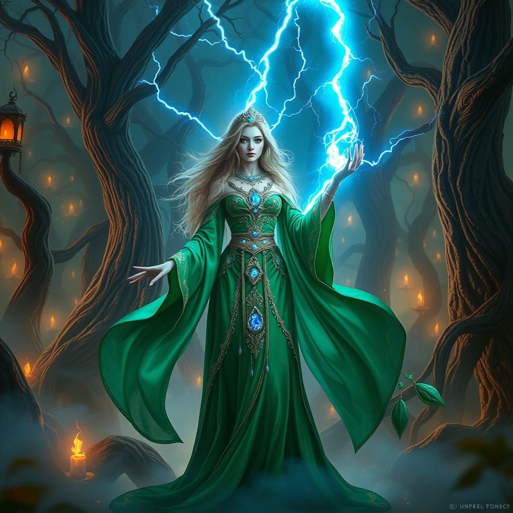 Mystical Sorceress Jo Popy Unleashes Celestial Storm in Fant...