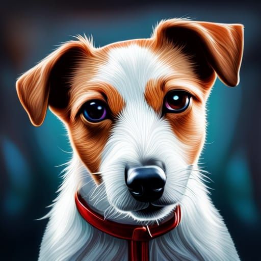 Hyperrealistic Jack Russell Portrait in Cinematic Style