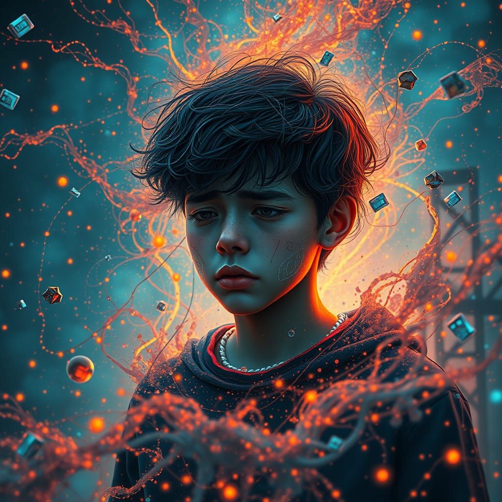 Disastrous Digital Erasure in Dreamlike Whimsy