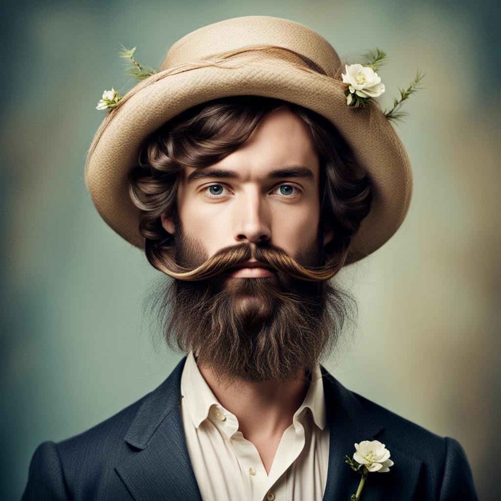 AI Generated Whimsical Beards