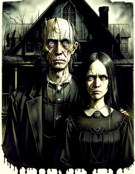 Stephen Gammell's American Gothic Swamp Nightmare