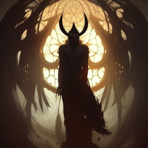 Lucifer Morningstar in Dark Fantasy Concept Art