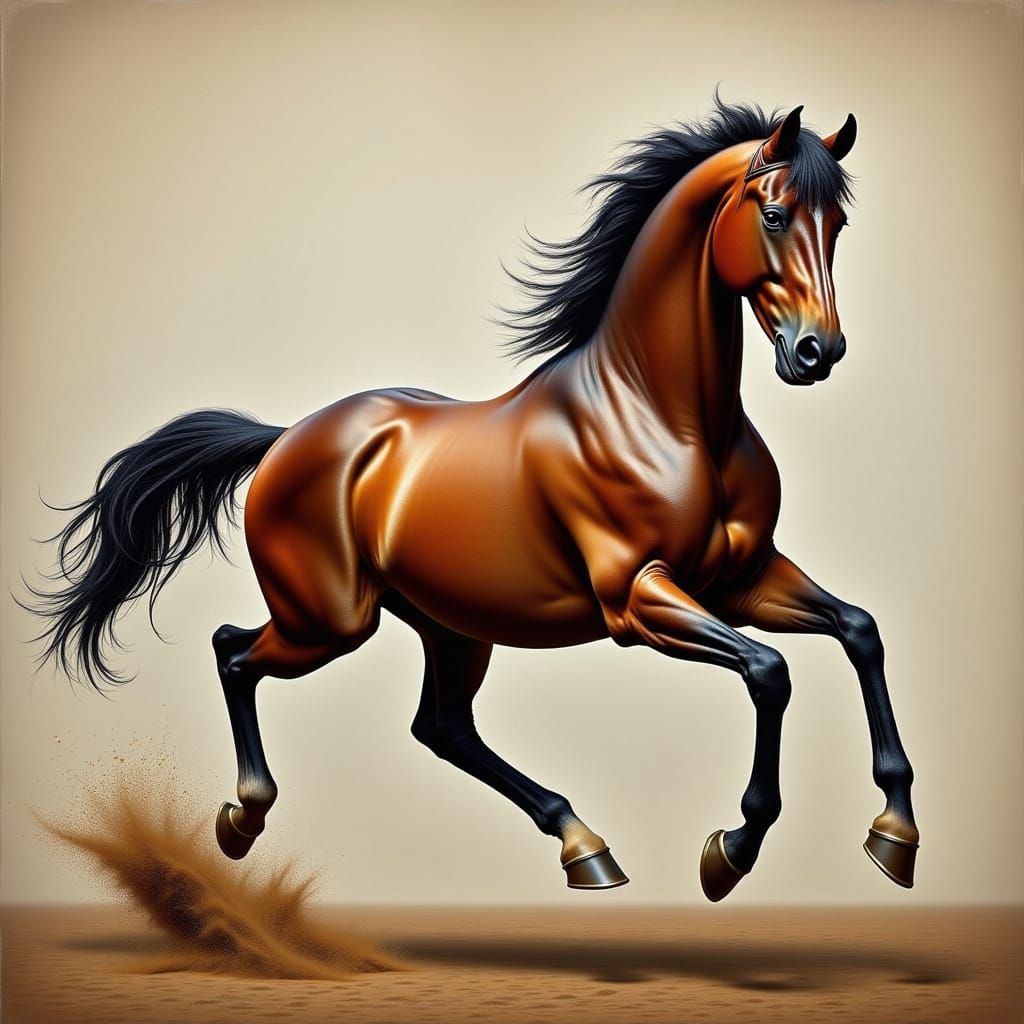 AI-Generated Horse Image