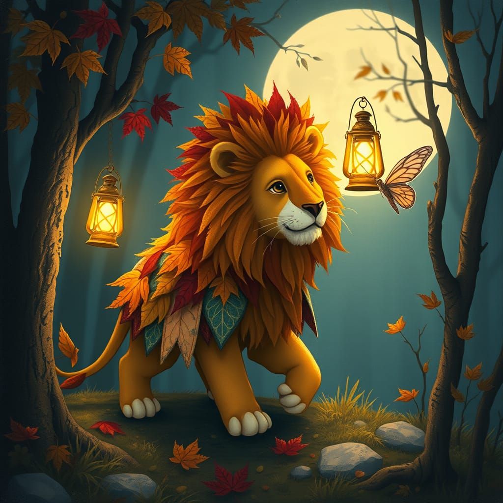 The Lanternbound Aslan: Guardian of Lost Narnia