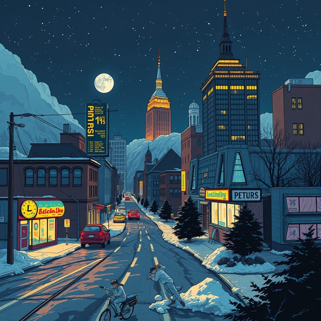 Stylized Portraits in a Cyberpunk Aesthetic