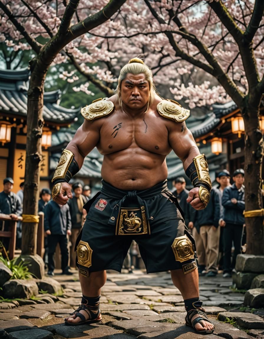 Intense Sumo Bout Captured with Professional Photography