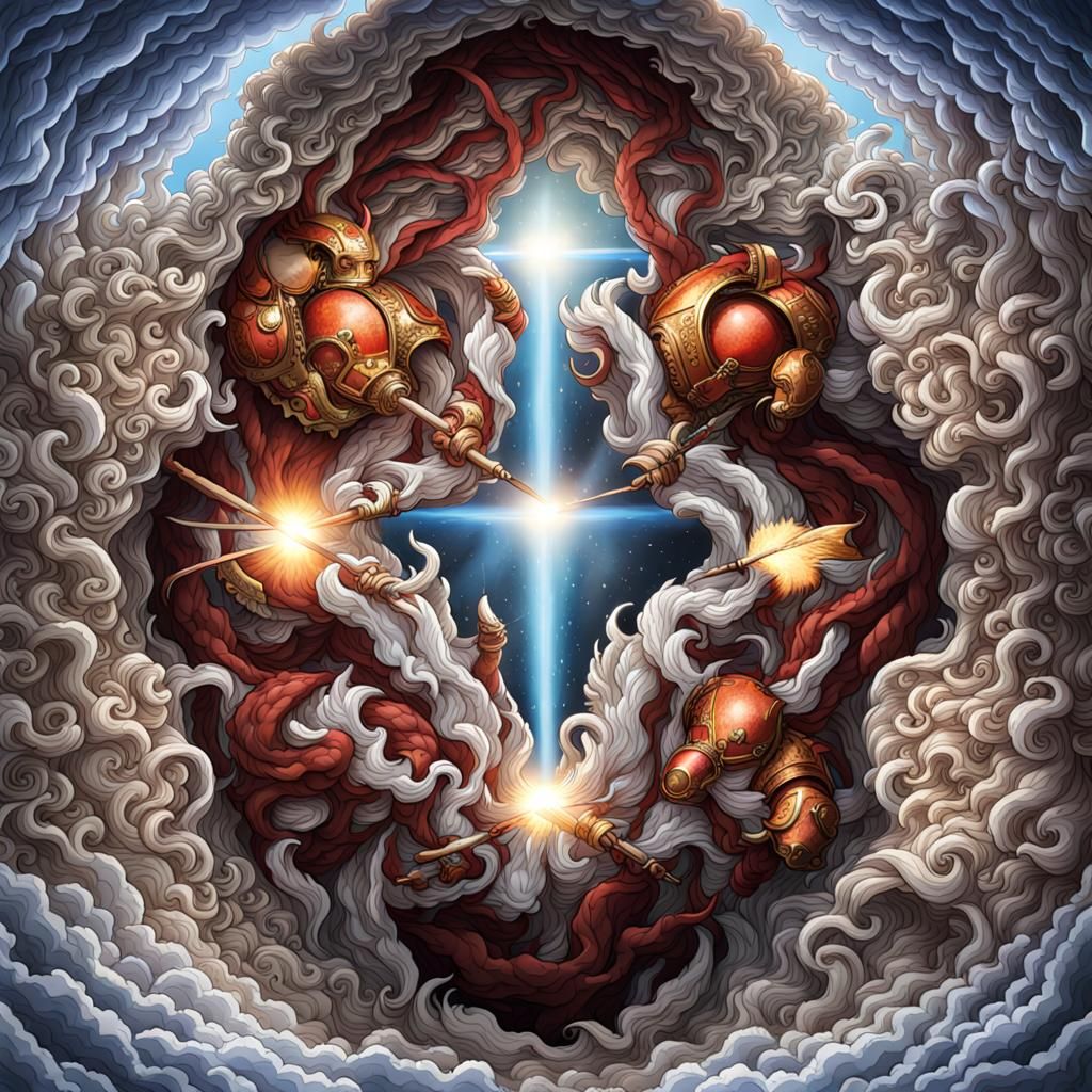 Heaven and Earth Divided: A Dramatic Separation