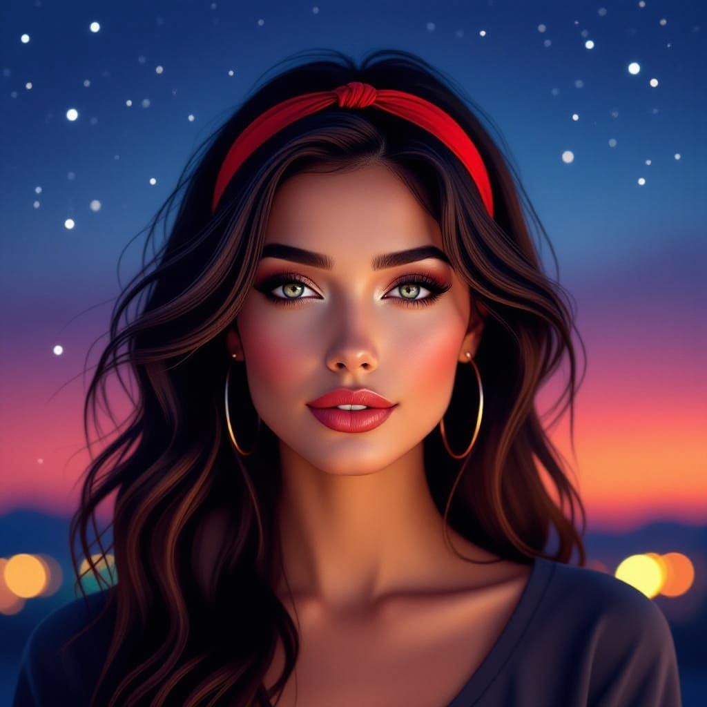 Portrait of a beautiful woman (HiDream)