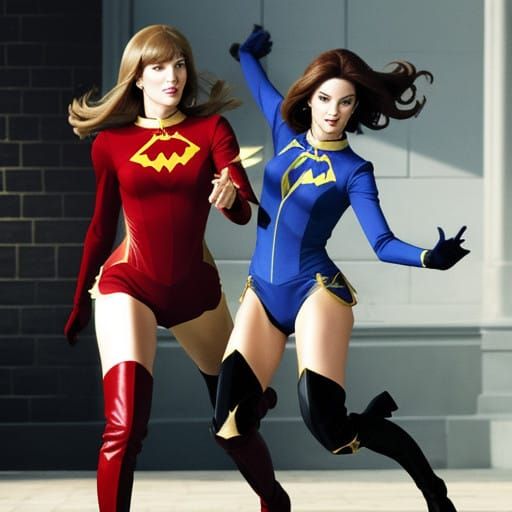 Fierce Female Warriors in Leather Boots Engage in Epic Battl...