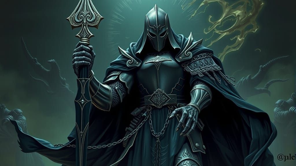 Dark Knight Jack of Spades in Fantasy World