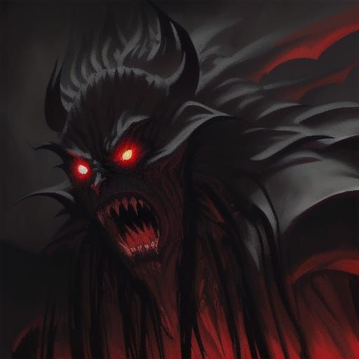 Epic Dark Fantasy Lord in Gothic Throne Room