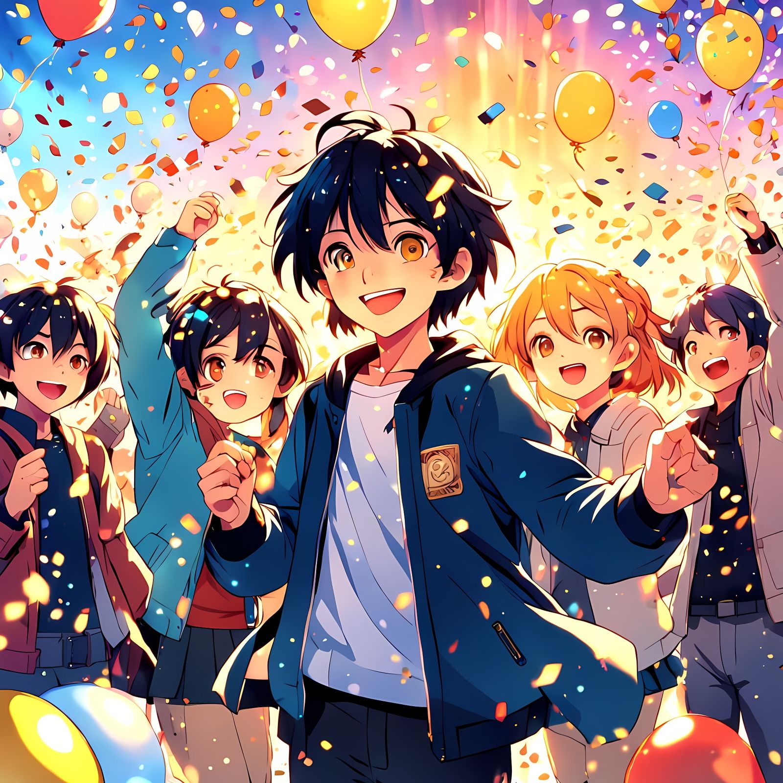 Friends Celebrate Winning the Loto in a Joyful Moment