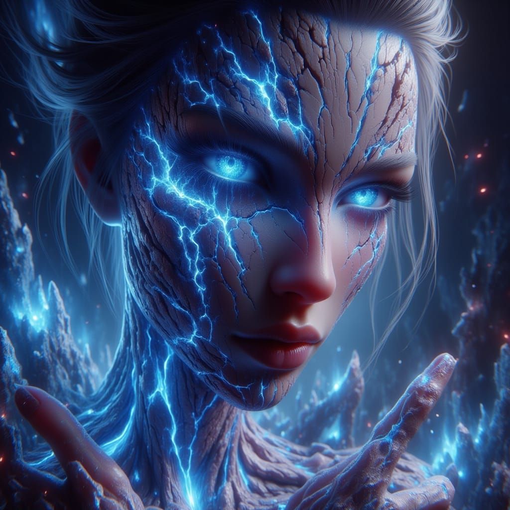 Psychedelic Cyborg in Holographic Plastic