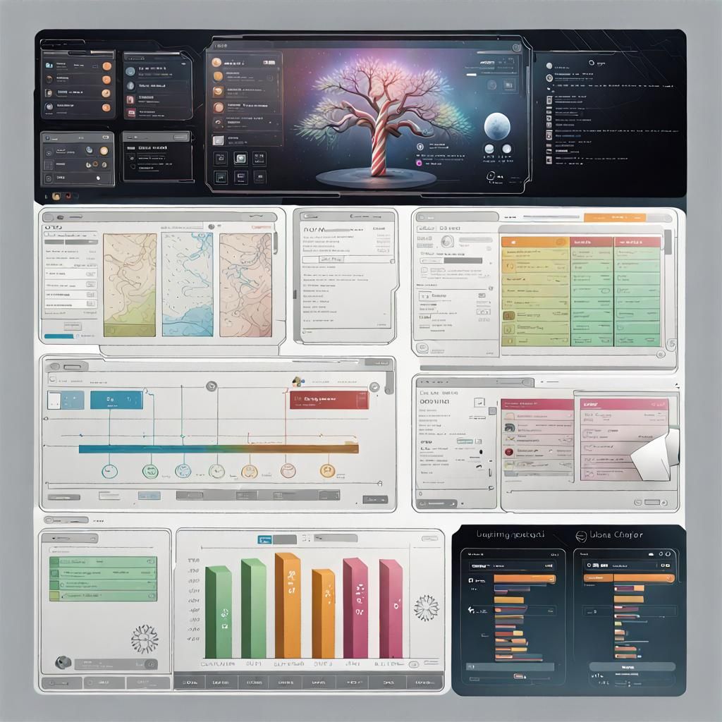 Candy Cane Monitoring with LCARS Software GUI
