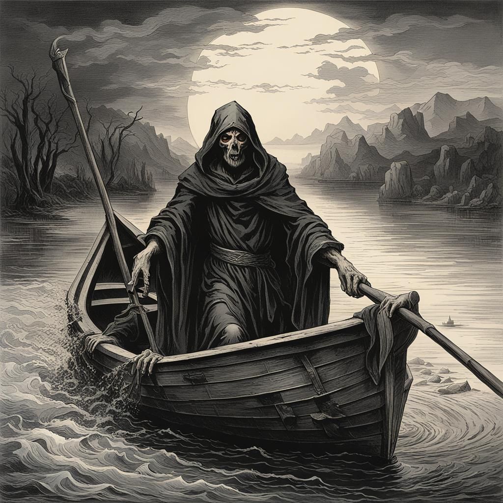 Charon on the River Styx: A Sinister Journey
