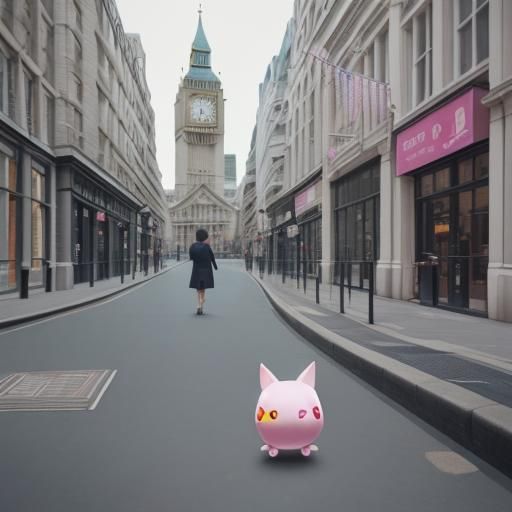 Tamagotchi Spirit Wanders London: Origami Papercraft