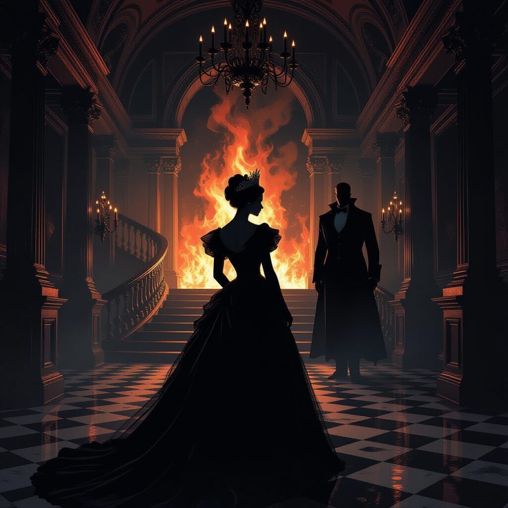 Gothic Dark Romance Fantasy Horror Book Cover