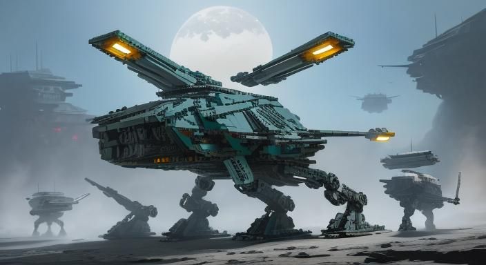 Lego Star Wars Stinger Mantis on Kashyyyk