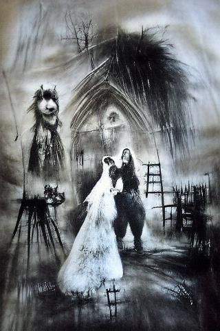 Gothic Wedding: A Dark Romance Scene