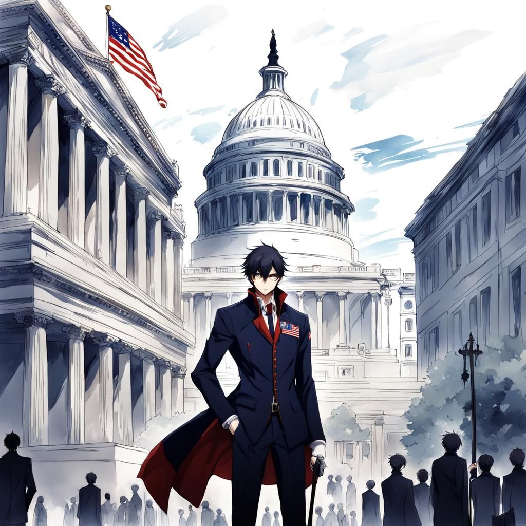 District of Columbia as Anime Character