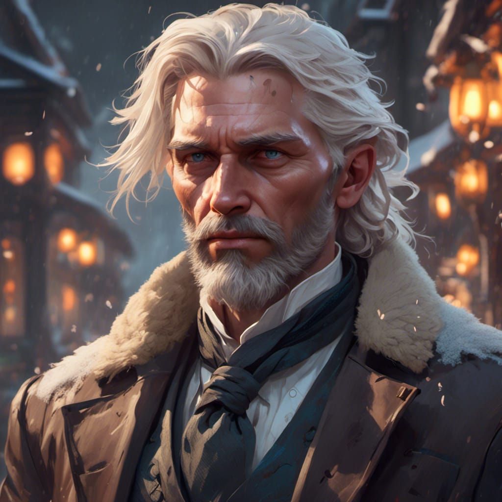 Devious Wealthy Man in Appalachia, Detailed Portrait