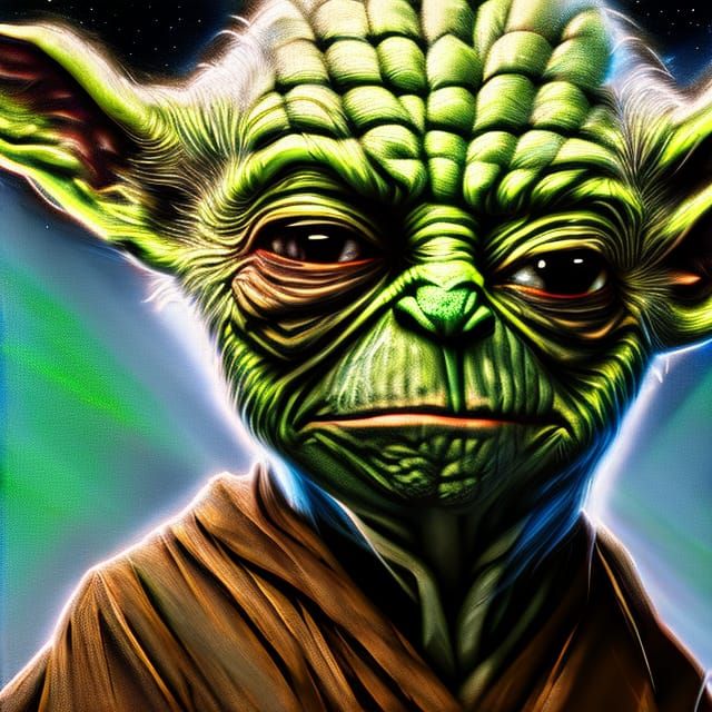 Yoda-like Alien in Doctor Who Crossover, Photorealistic
