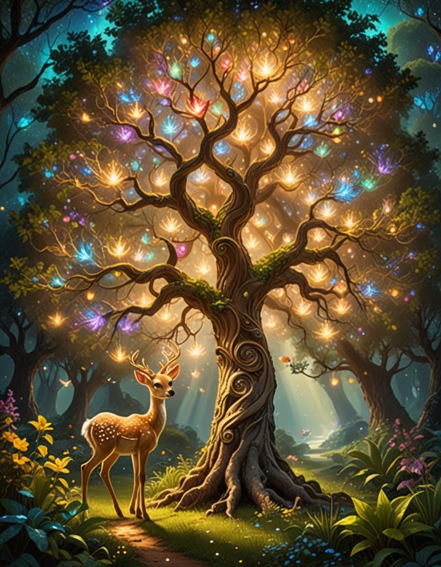 If God was a  magical tree.