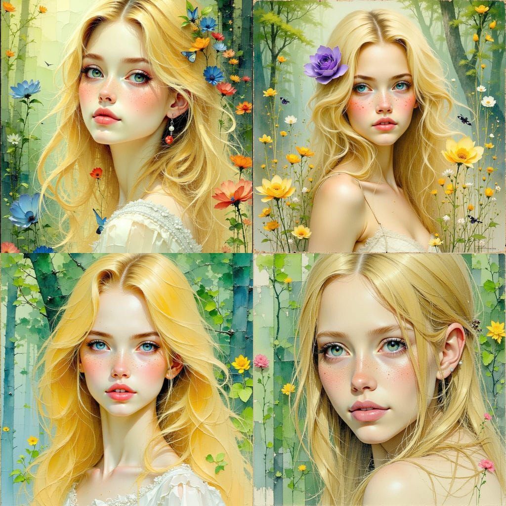 Ethereal Fantasy Portrait of a Beautiful Woman