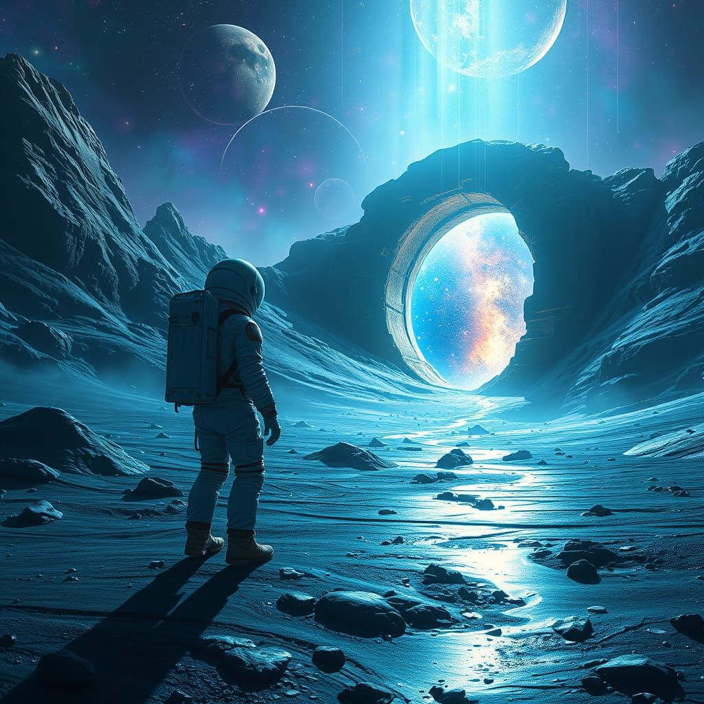 Astronaut Finds Portal to Another Dimension