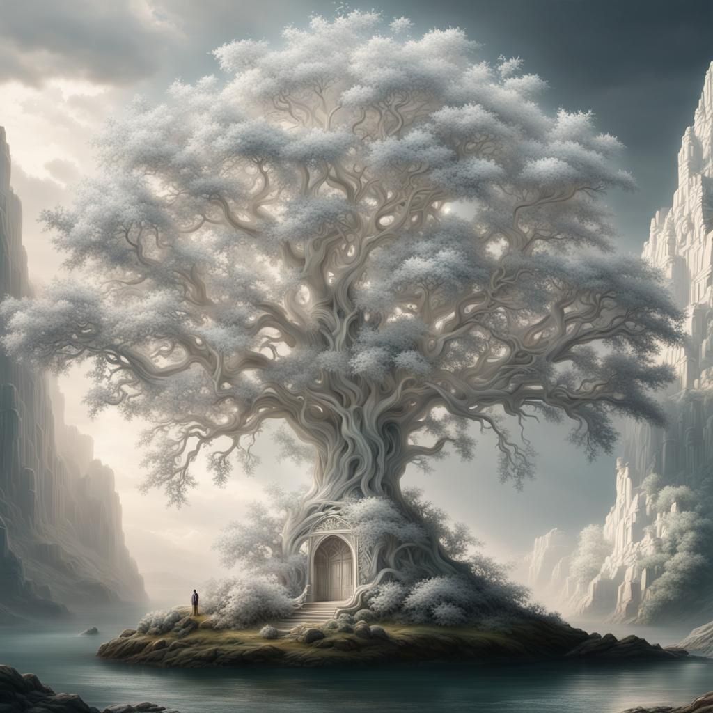 White Tree of Life: Digital Matte Painting