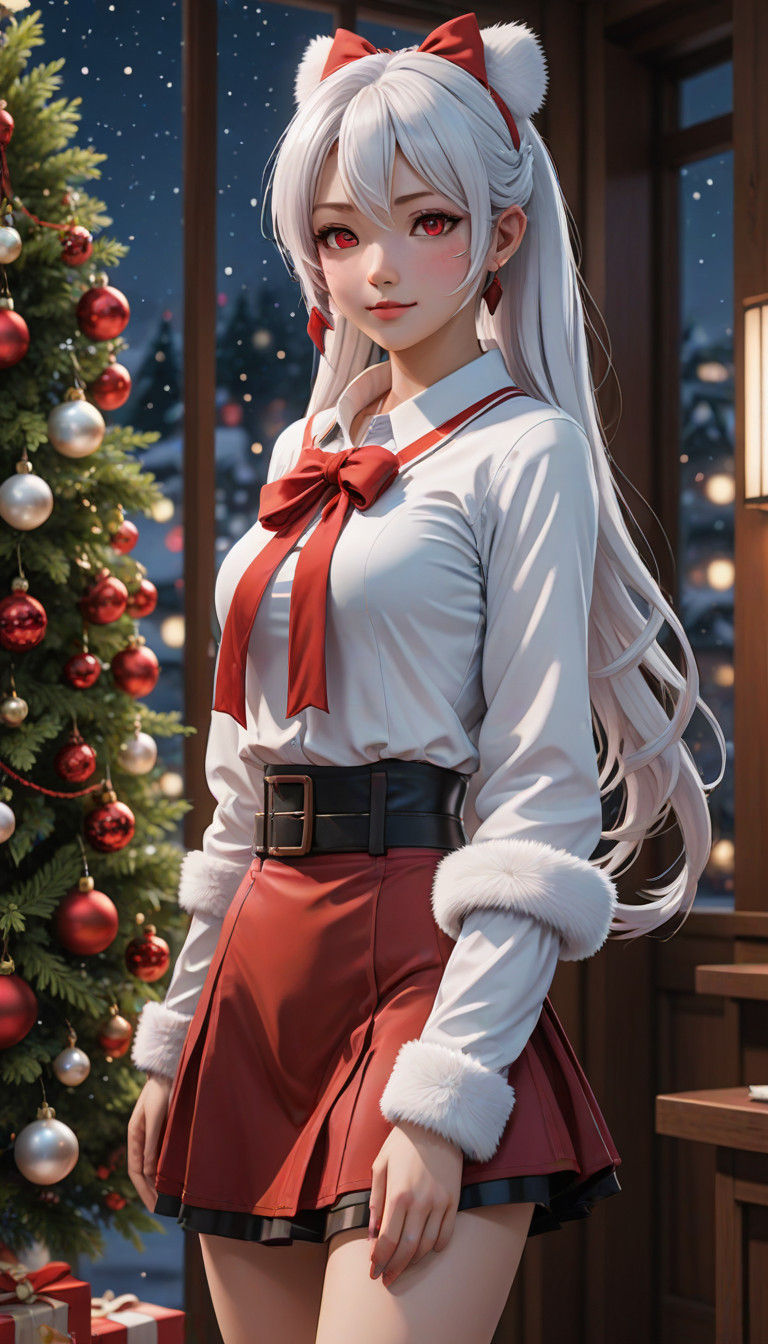 Christmas Kawaii Yukine Chris Anime Art