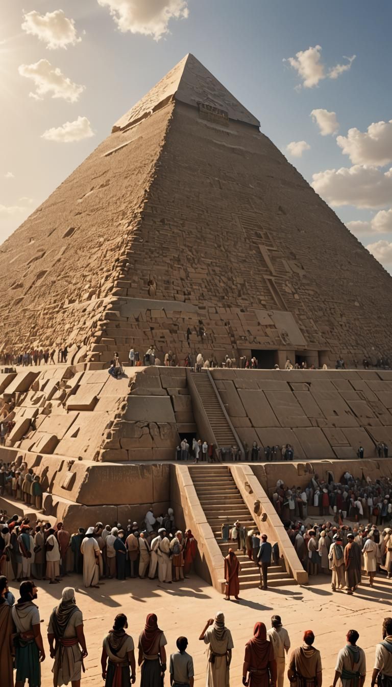 The Great Pyramid: A Photorealistic Cinematic Film Still