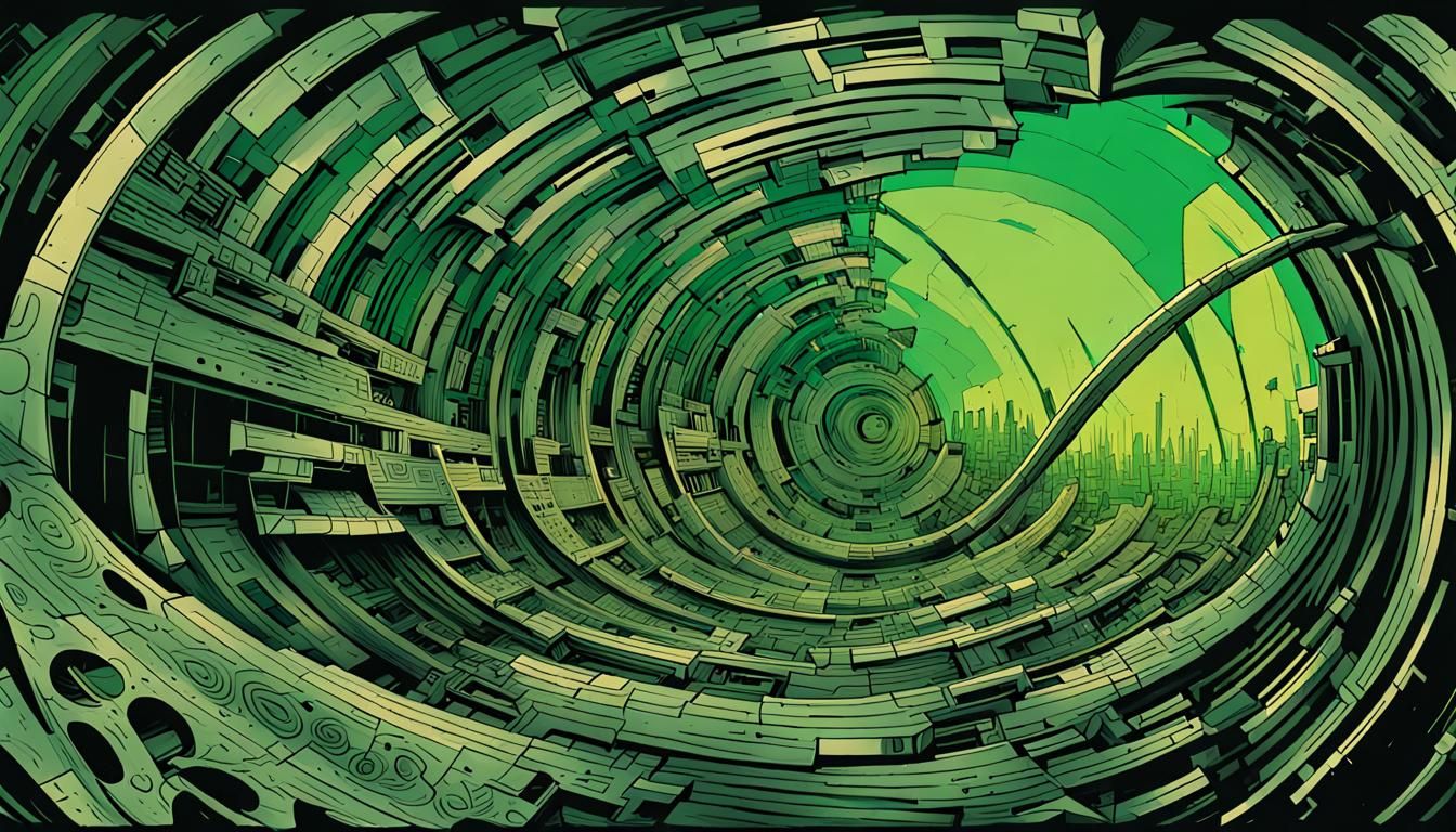 Scythe of Life's End: A Fauvist Comic Close-Up