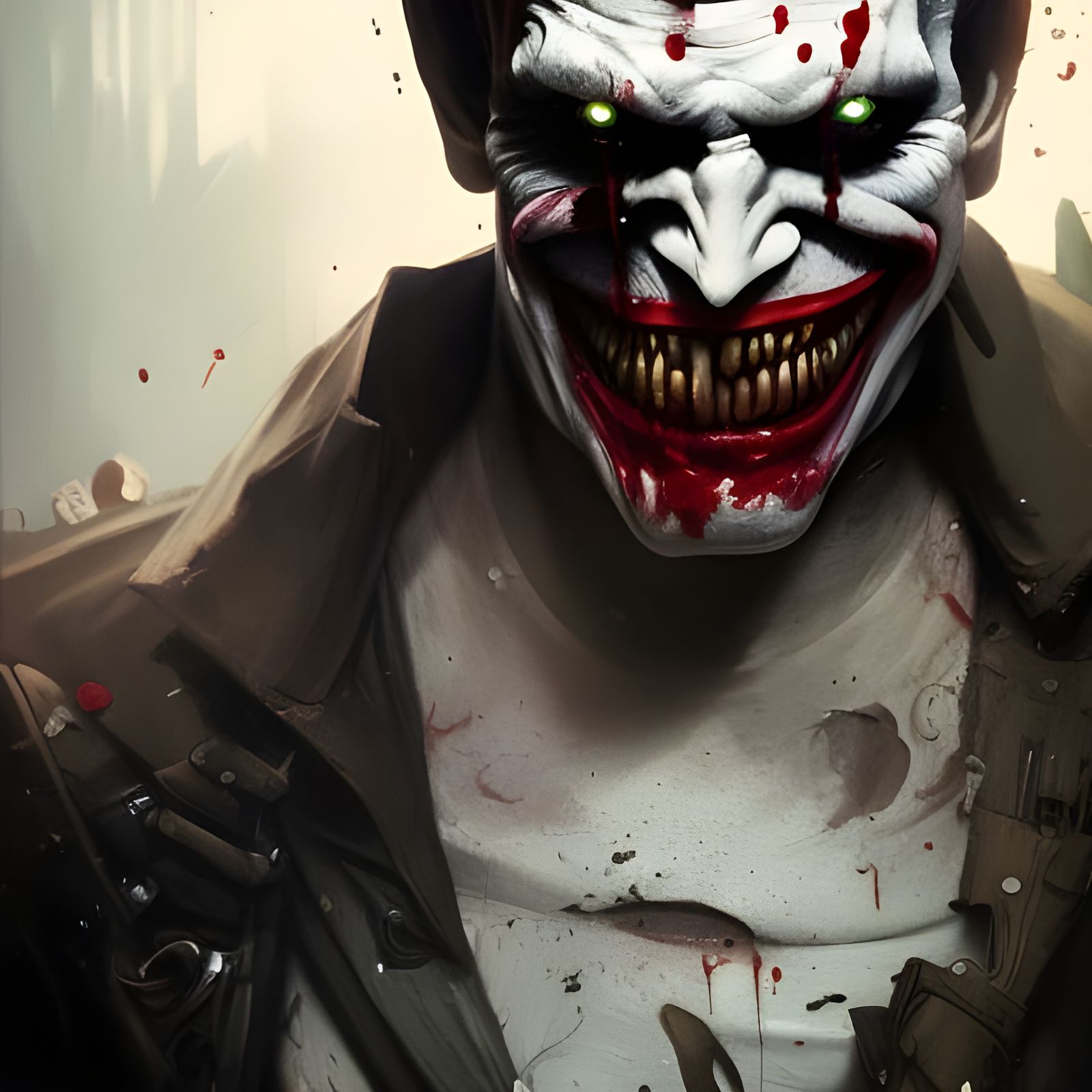 Punisher Joker Dark Fantasy Concept Art