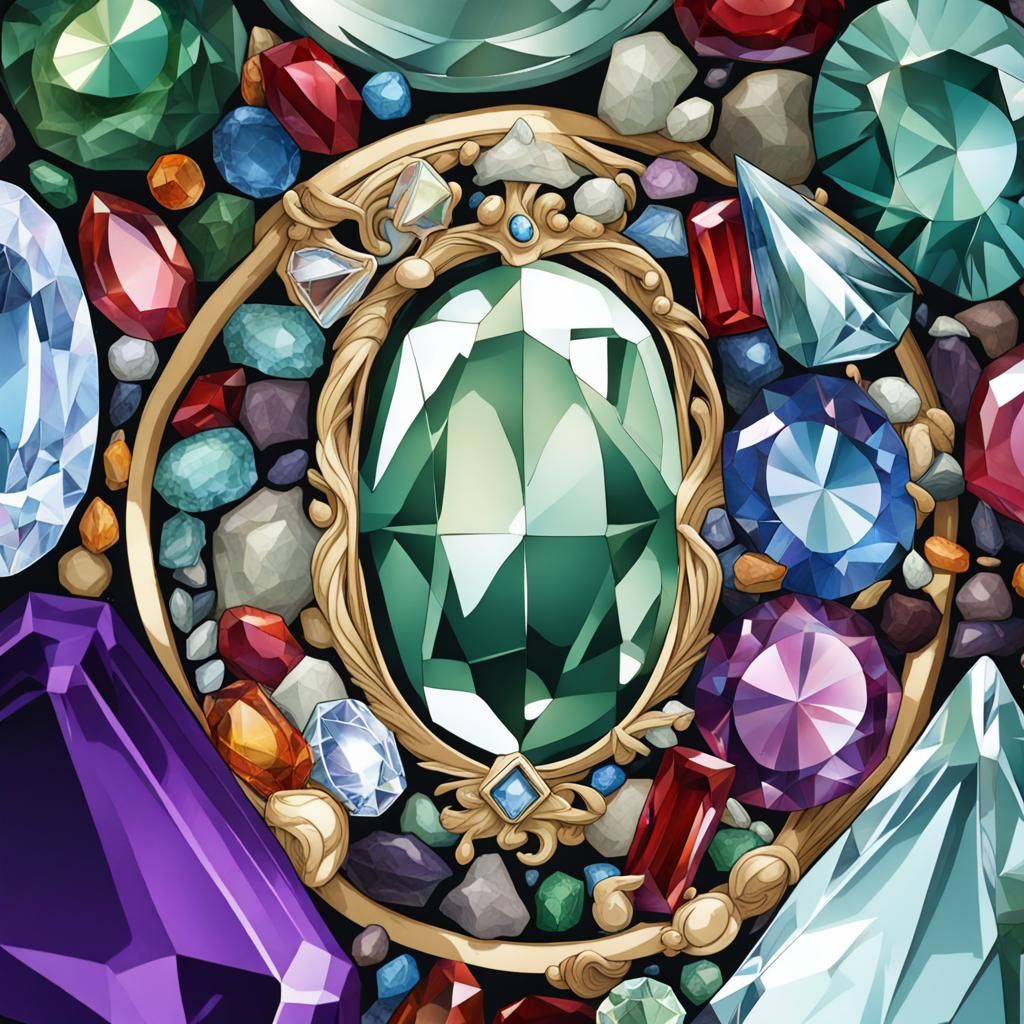 AI Generated Gemstone Image