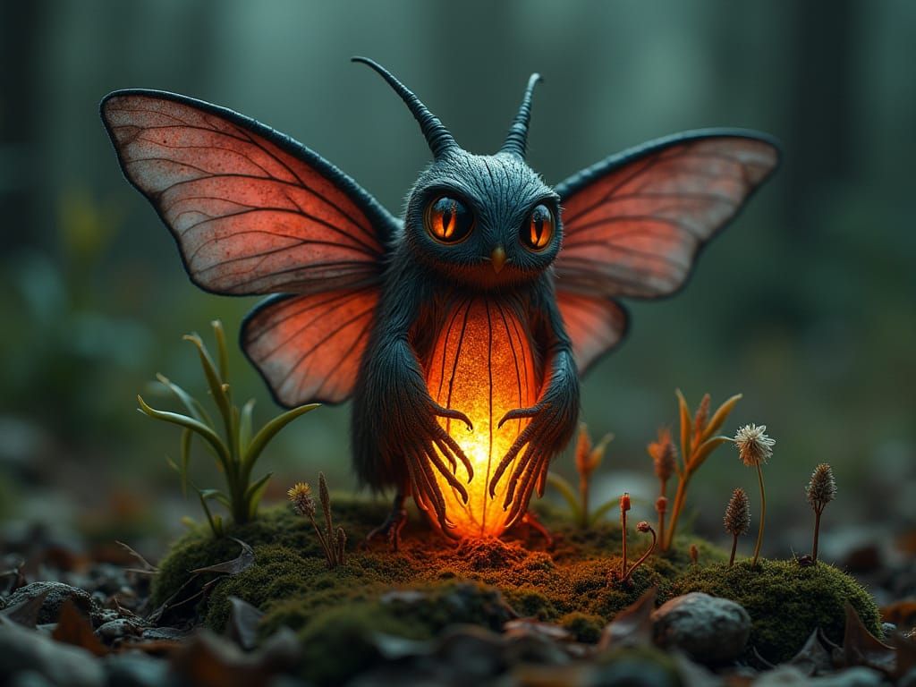 Winged Nanobutts Interpretive Performance Necromancy Memento...