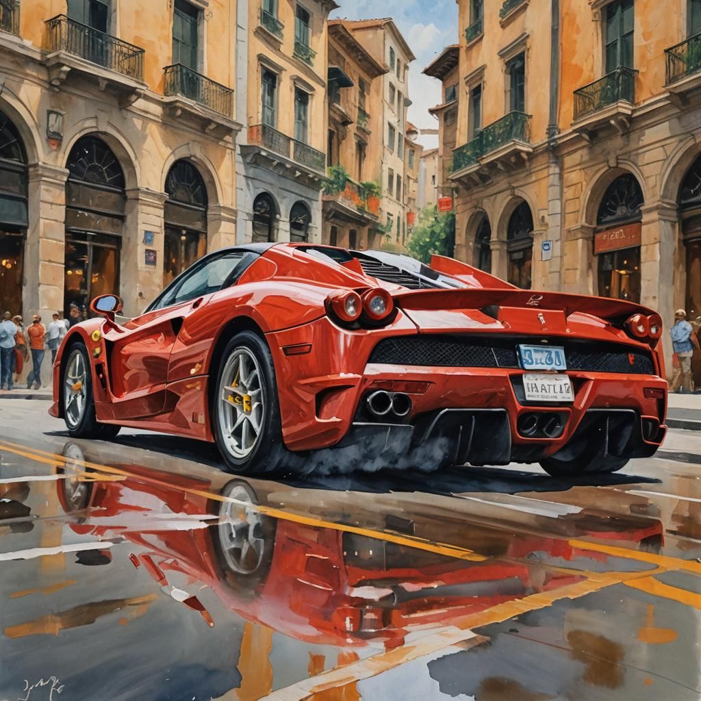 driving a ferrari