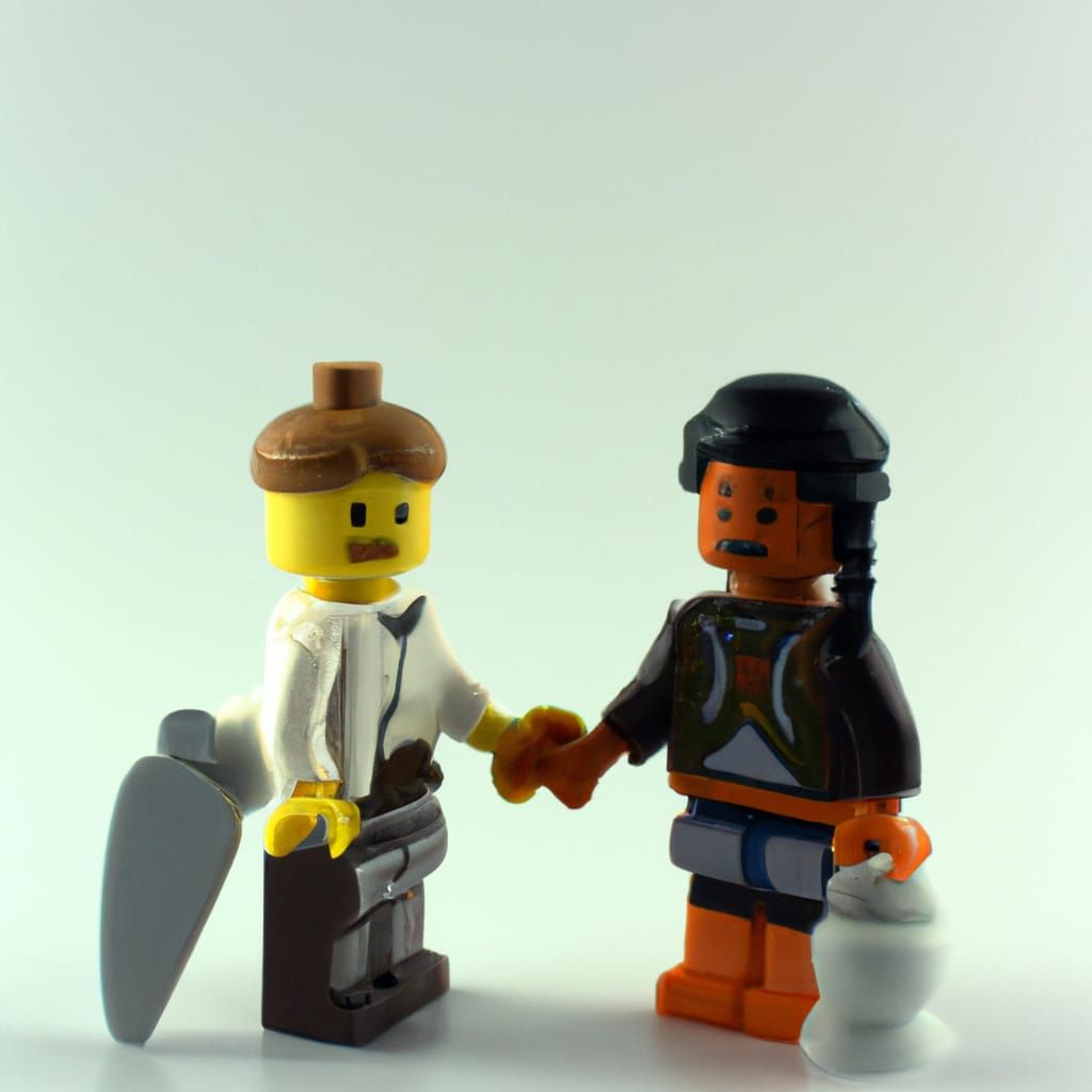 LEGO Barter Scene