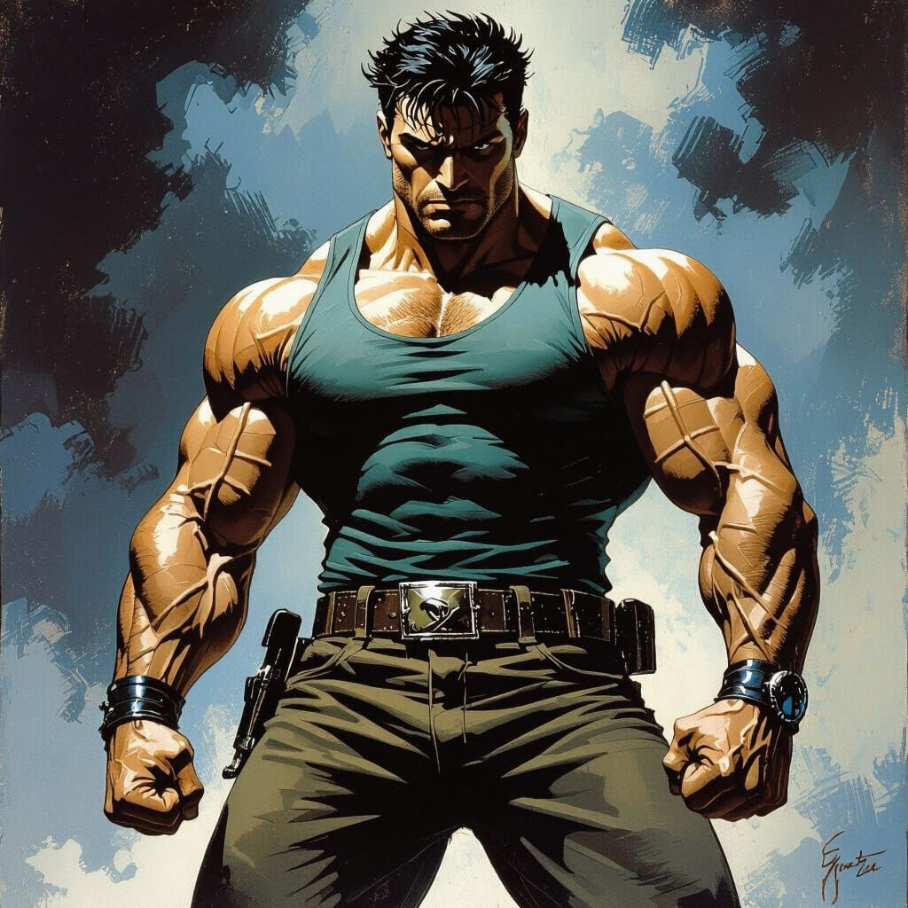 Image of a Muscular Man