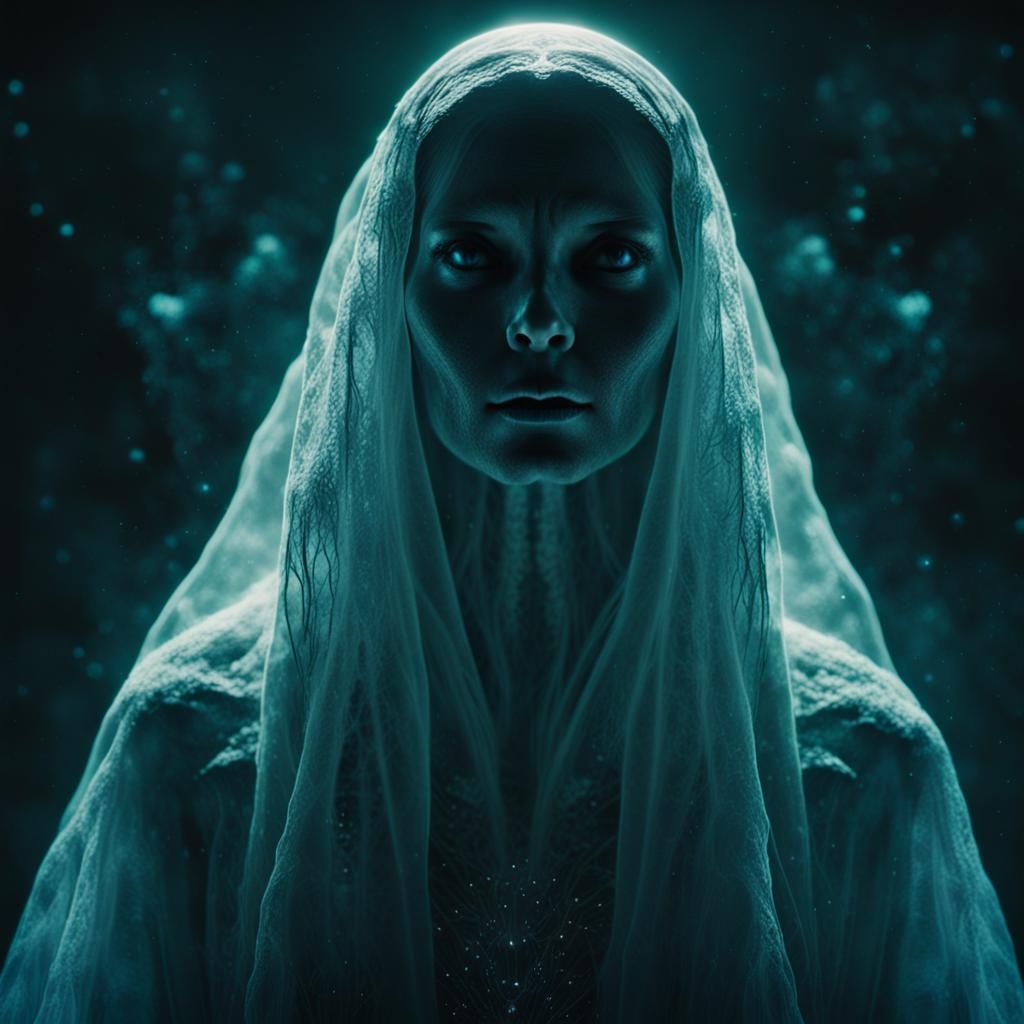 Ethereal Galaxy Queen: Cinematic Dark Fantasy Art