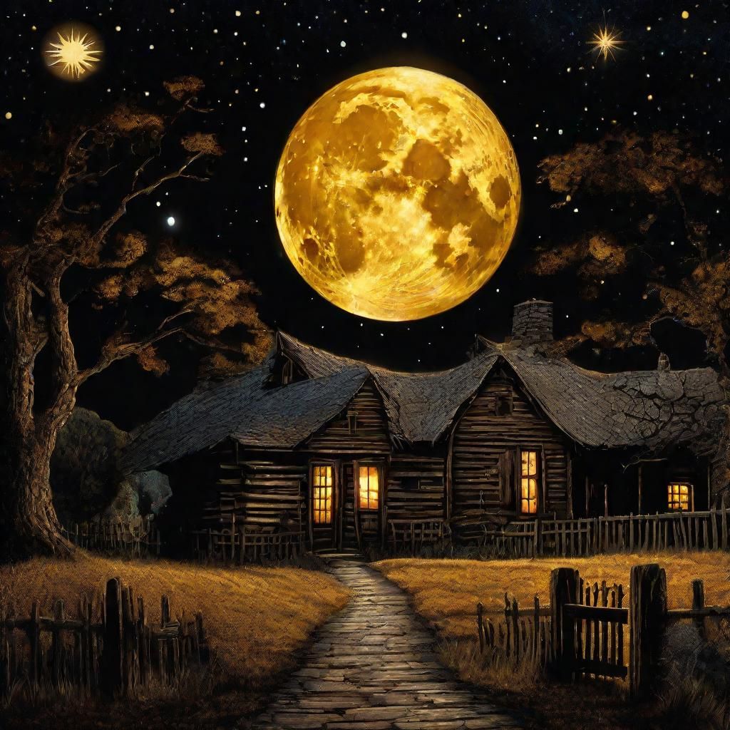 Golden moon
